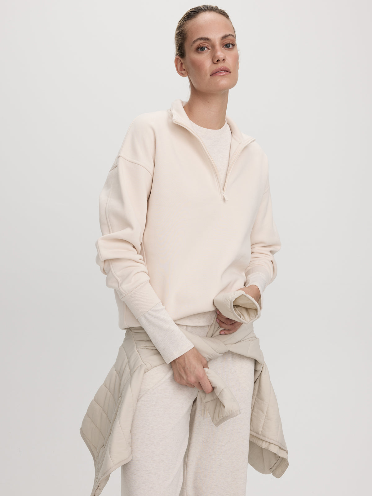 Polar Fleece Half-Zip Pullover - Hyba