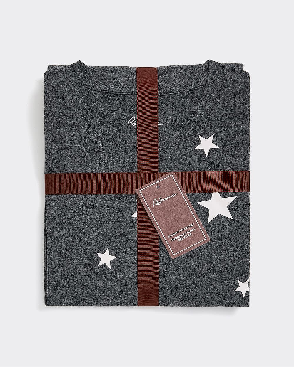 Ensemble pyjama en coton à manches longues et jogger