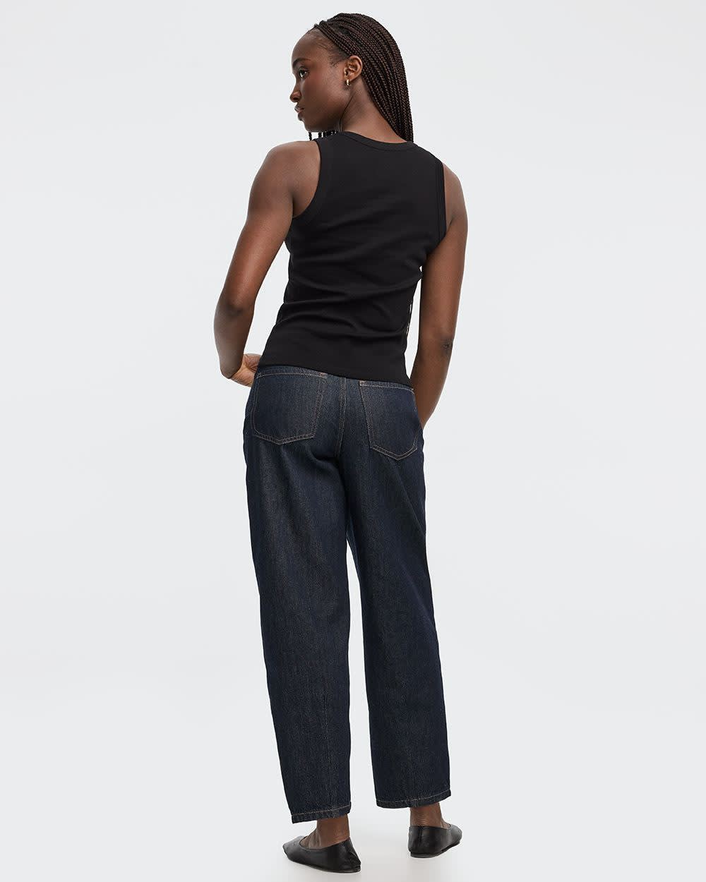 Ribbed Crew-Neck Tank - R Essentials