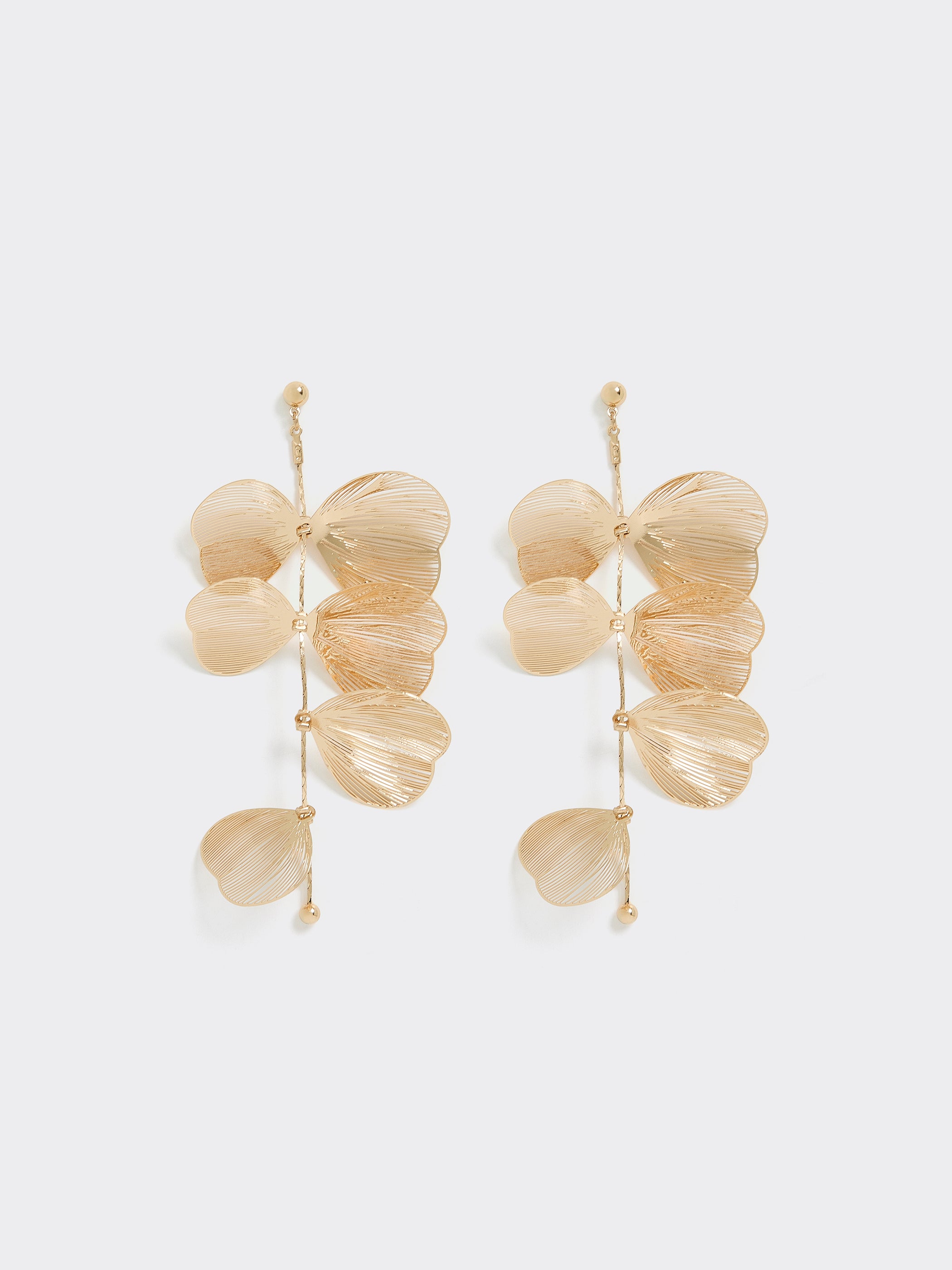 Earrings with Flower Pendants