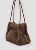 Sac porté épaule en fausse fourrure