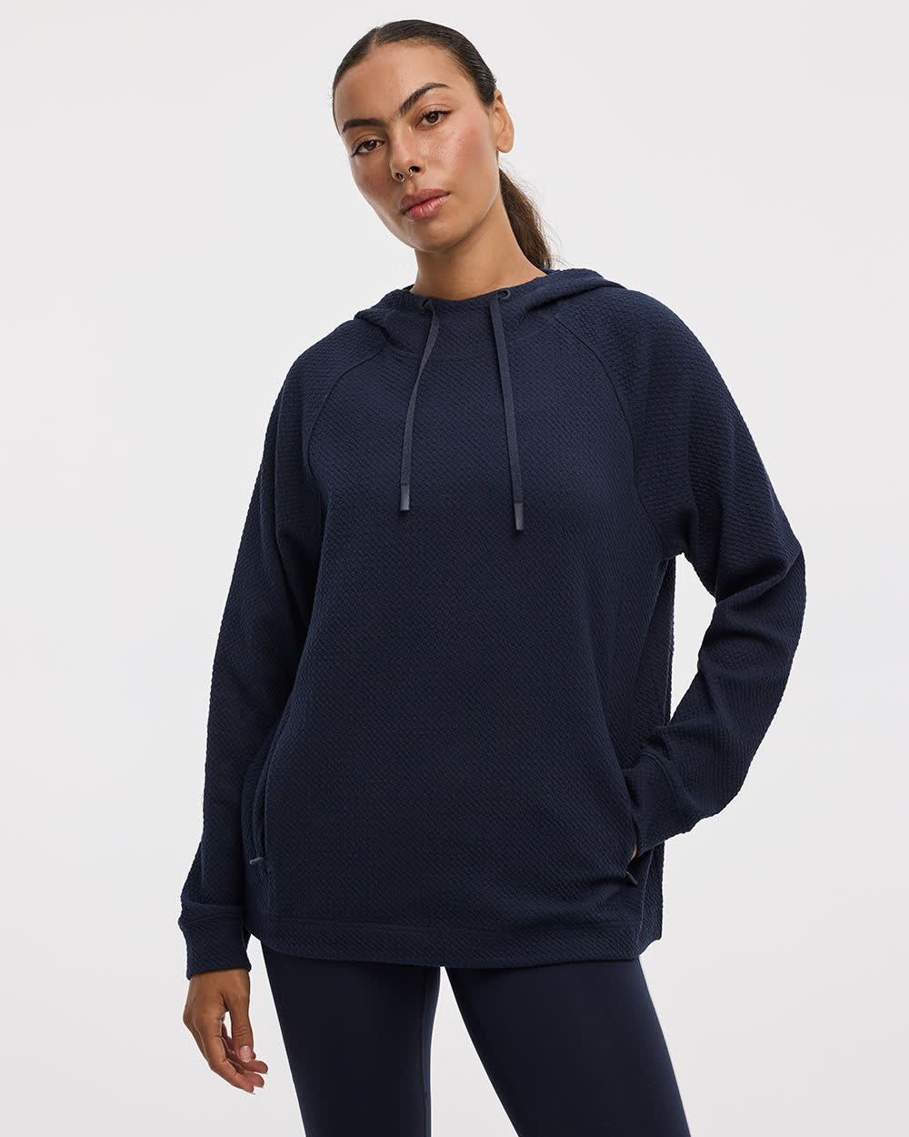 Tunique à capuchon en jacquard - Hyba