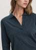 Long-Sleeve Sweater with Johnny Collar - R Essentials