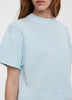 Short-Sleeve Crew-Neck Loose Sweater