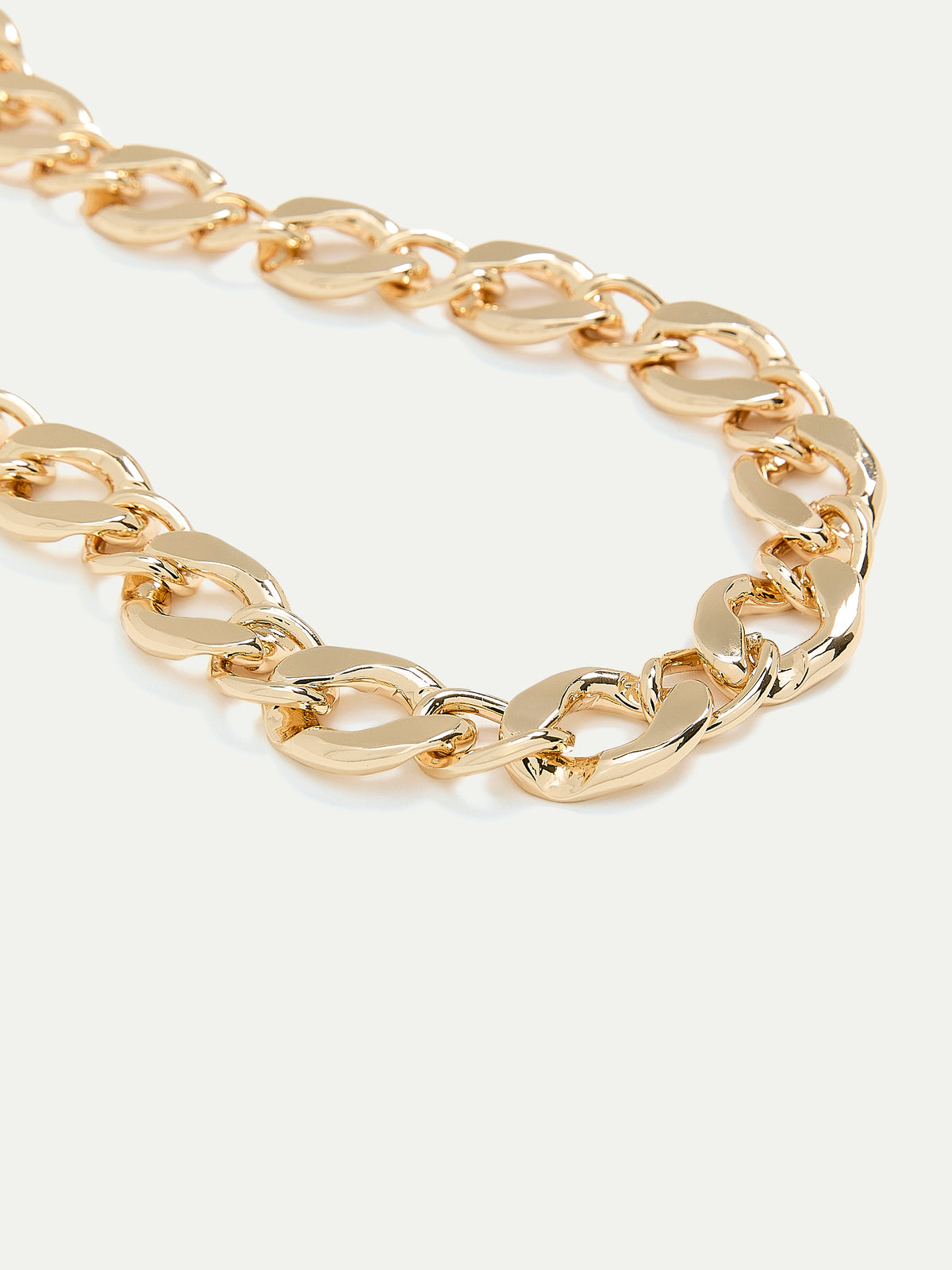 Short Curb-Chain Necklace