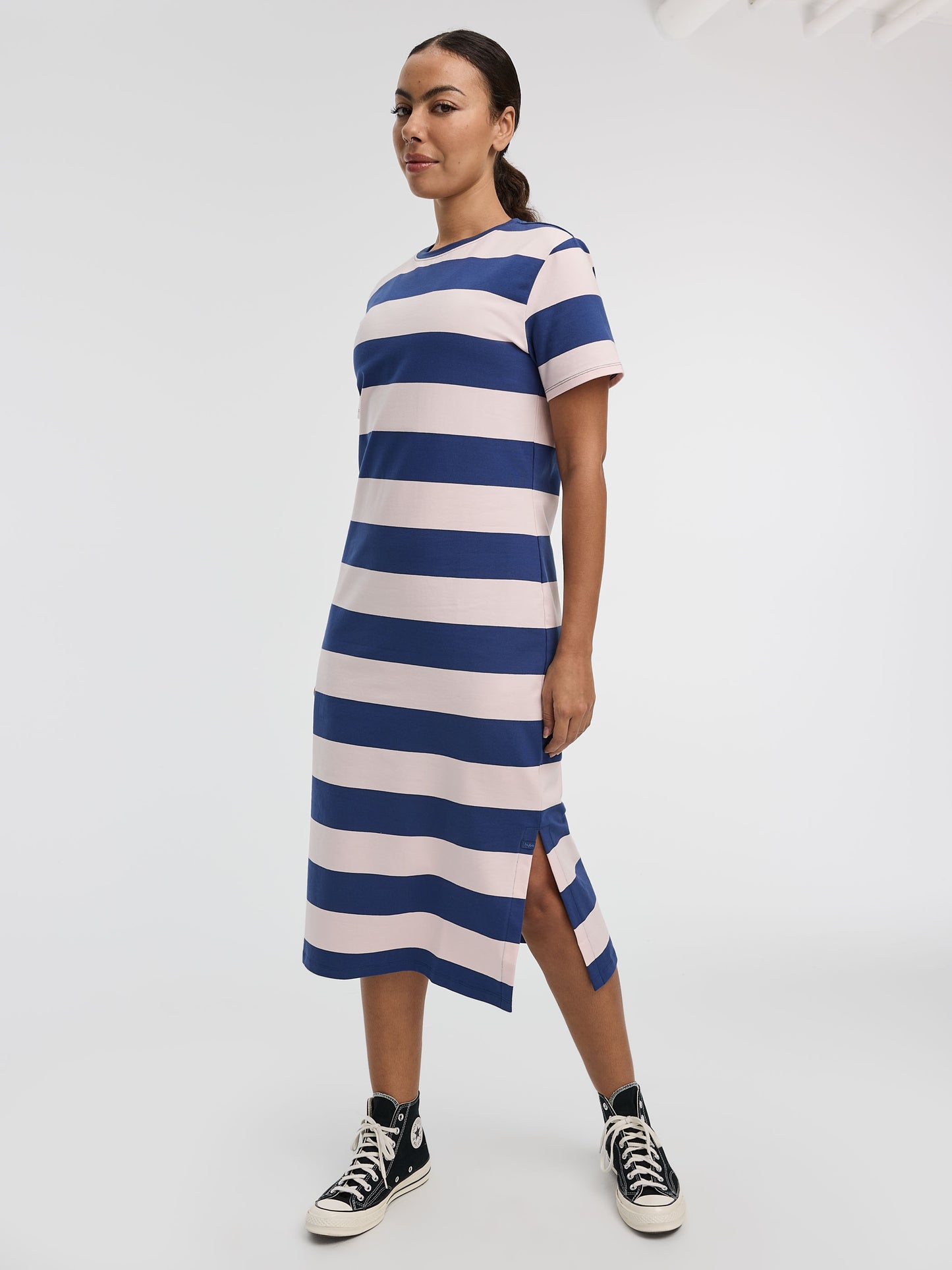 Robe t-shirt rayée - Hyba