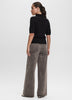 Cashmere-Blend Elbow-Sleeve Turtleneck Sweater