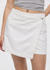 Flowy Denim Wrap Skort