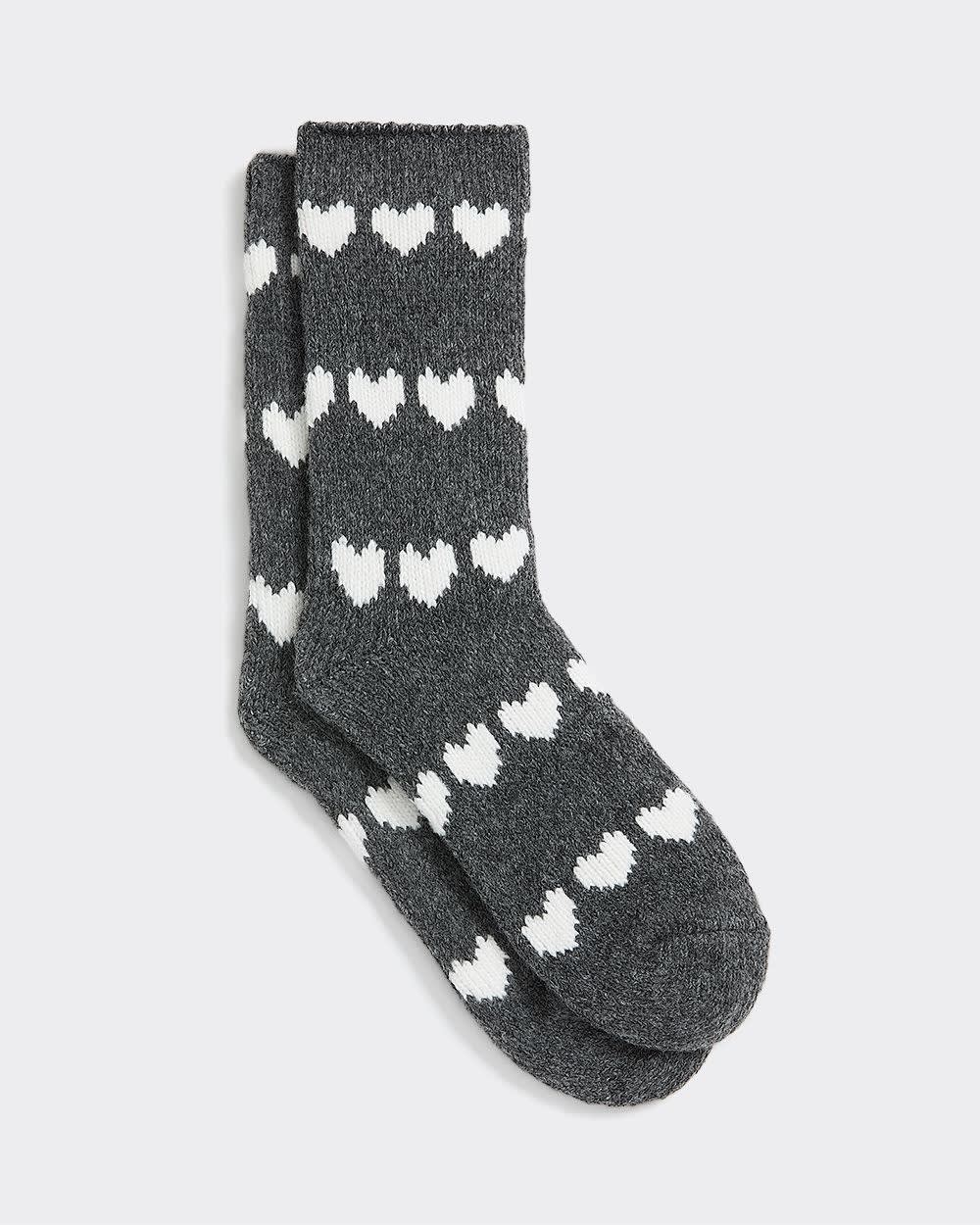 Winter Socks with Hearts