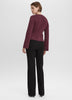 Long-Sleeve V-Neck Wrap Sweater