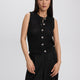 Sleeveless Crew-Neck Sweater Vest