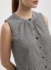 Buttoned-Down Crew-Neck Tank