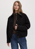 Long-Dolman-Sleeve Melton Jacket