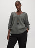 Long-Sleeve V-Neck PlushSoft Sweater
