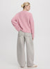 Long-Sleeve Crew-Neck Wool-Blend Sweater