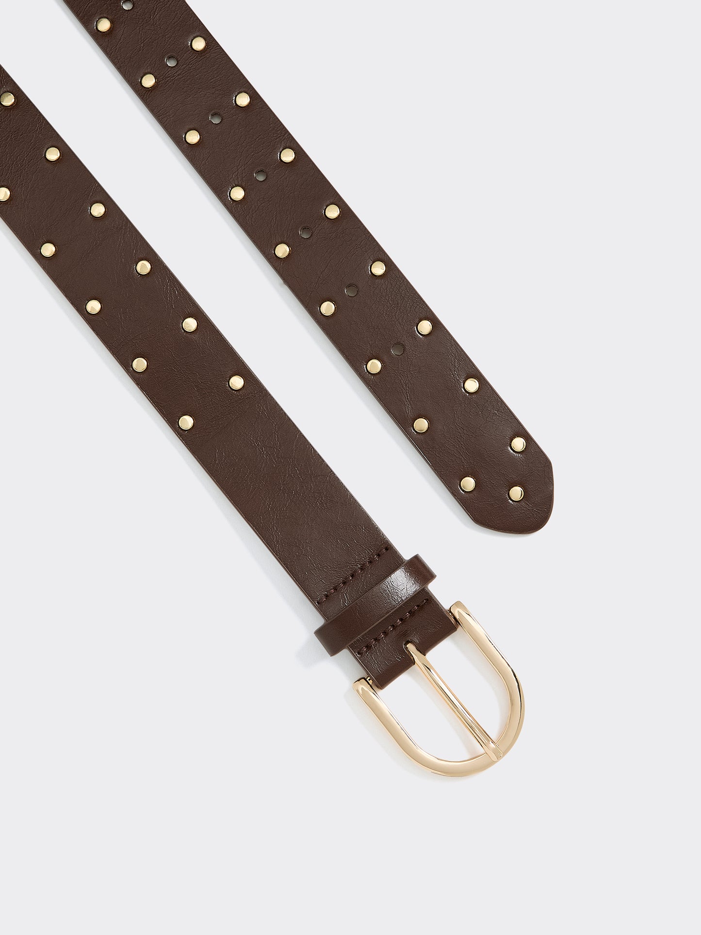 Ceinture en faux cuir à clous