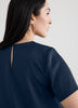 Short-Sleeve Swing Maxi Dress