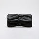 Faux Leather Clutch with Knot
