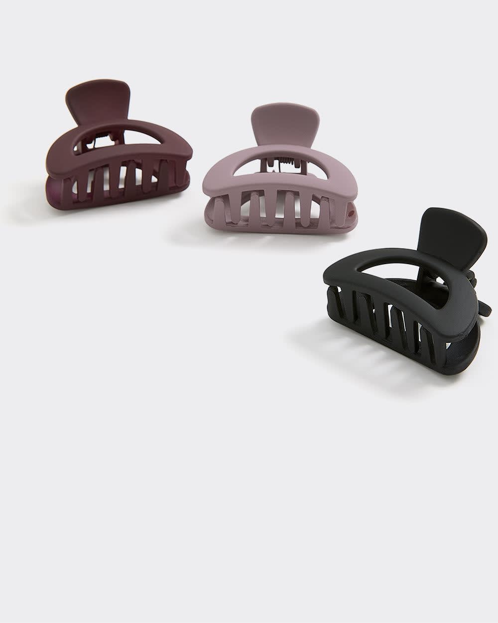 Small Matte Claw Clips - Set of 3