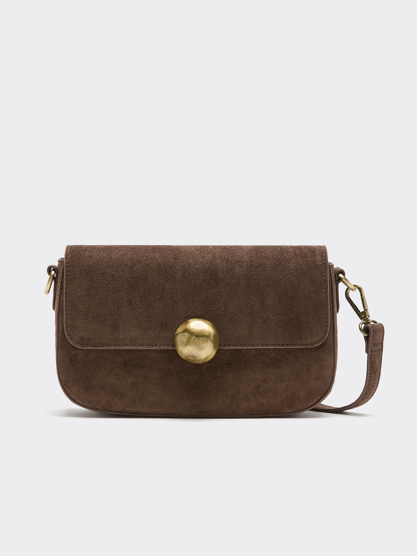 Sac à main à bandoulière en faux suède