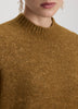 Long-Sleeve Mock-Neck Wool-Blend Sweater