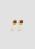Earrings with Glass Pearls