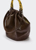 Faux Leather with Hard Handle