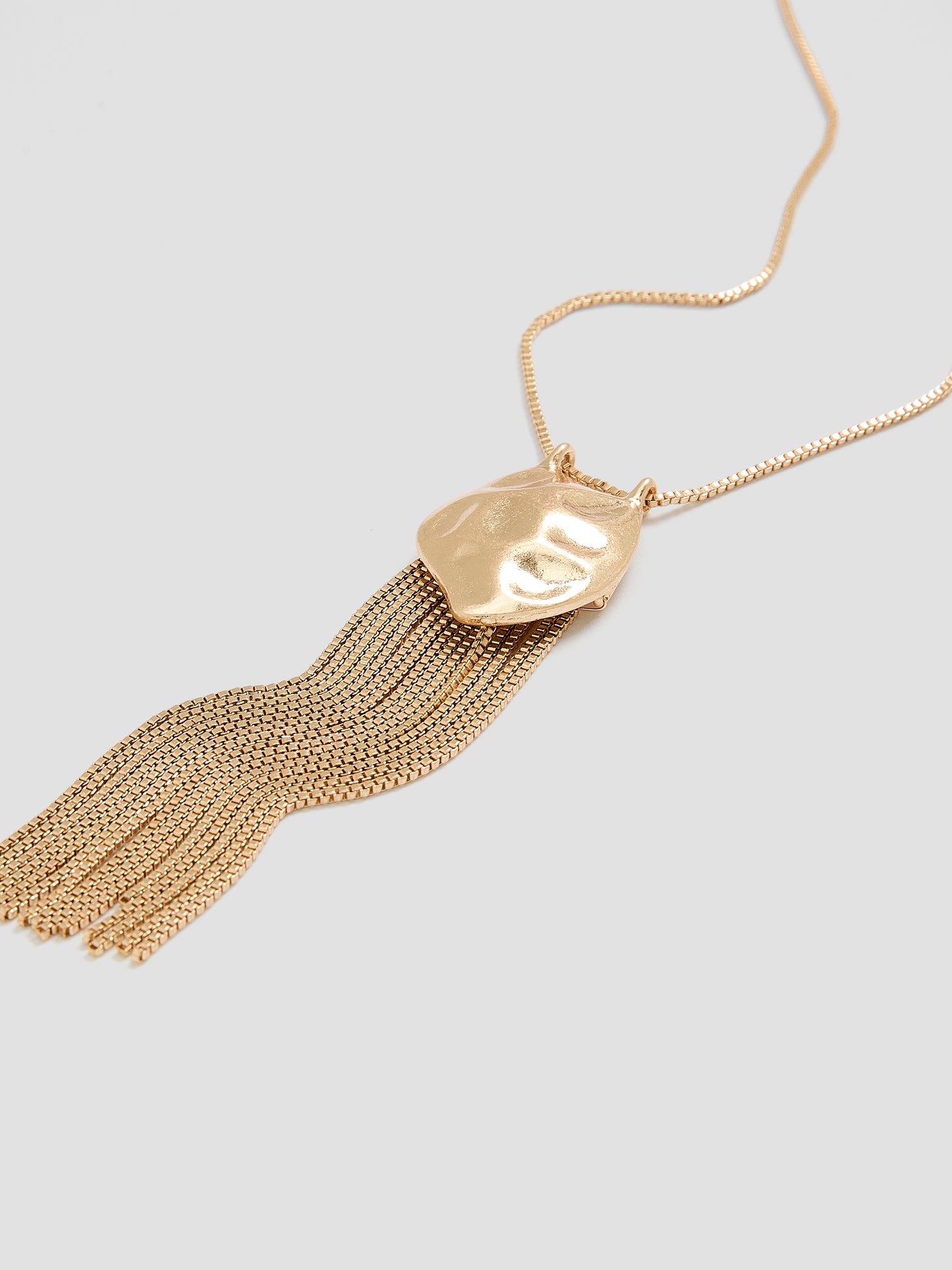 Necklace with Fringe Pendant