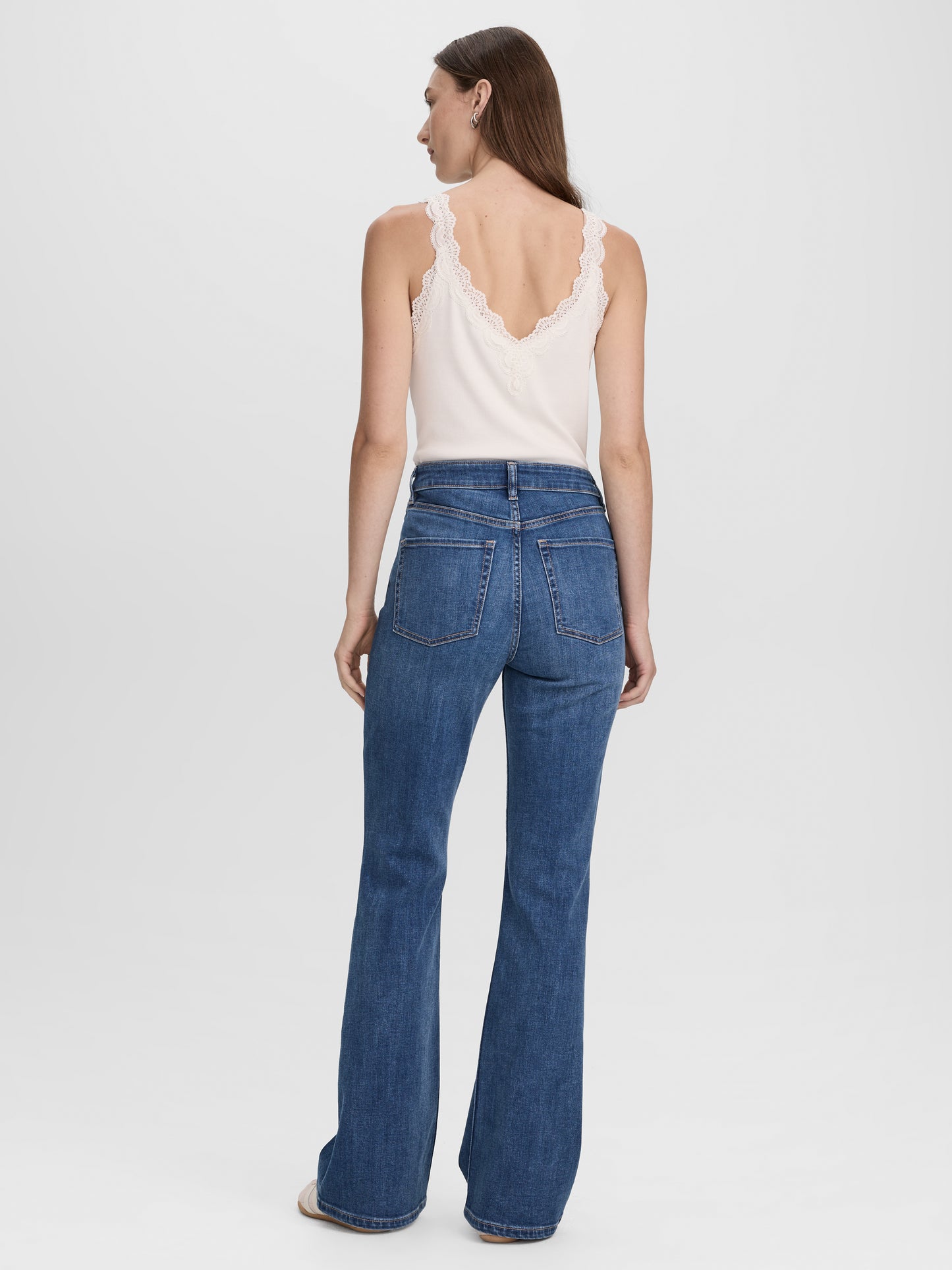 Flare-Leg High-Rise Jean