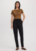 Slim-Leg High-Rise Ankle Pant