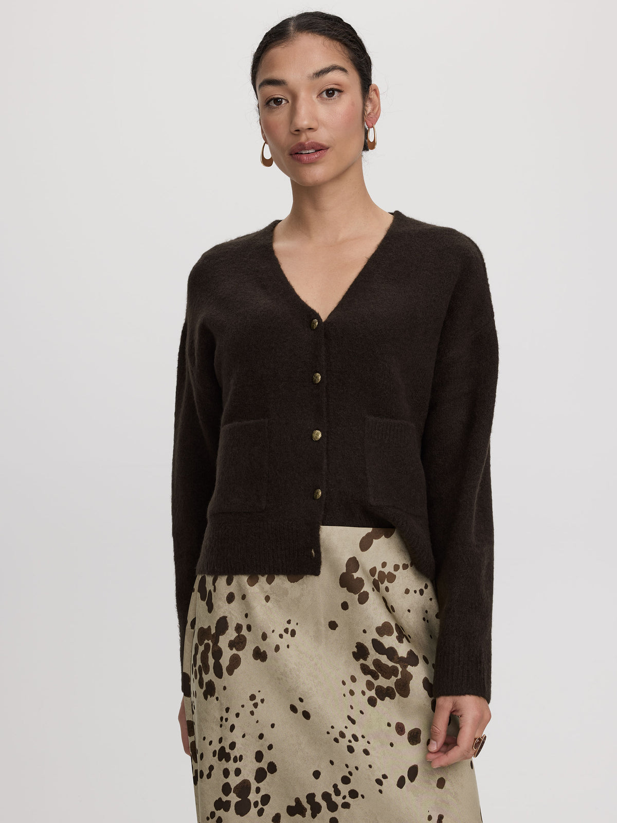 Cardigan à col V 