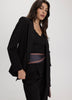 Black Double-Breasted Blazer - The Timeless