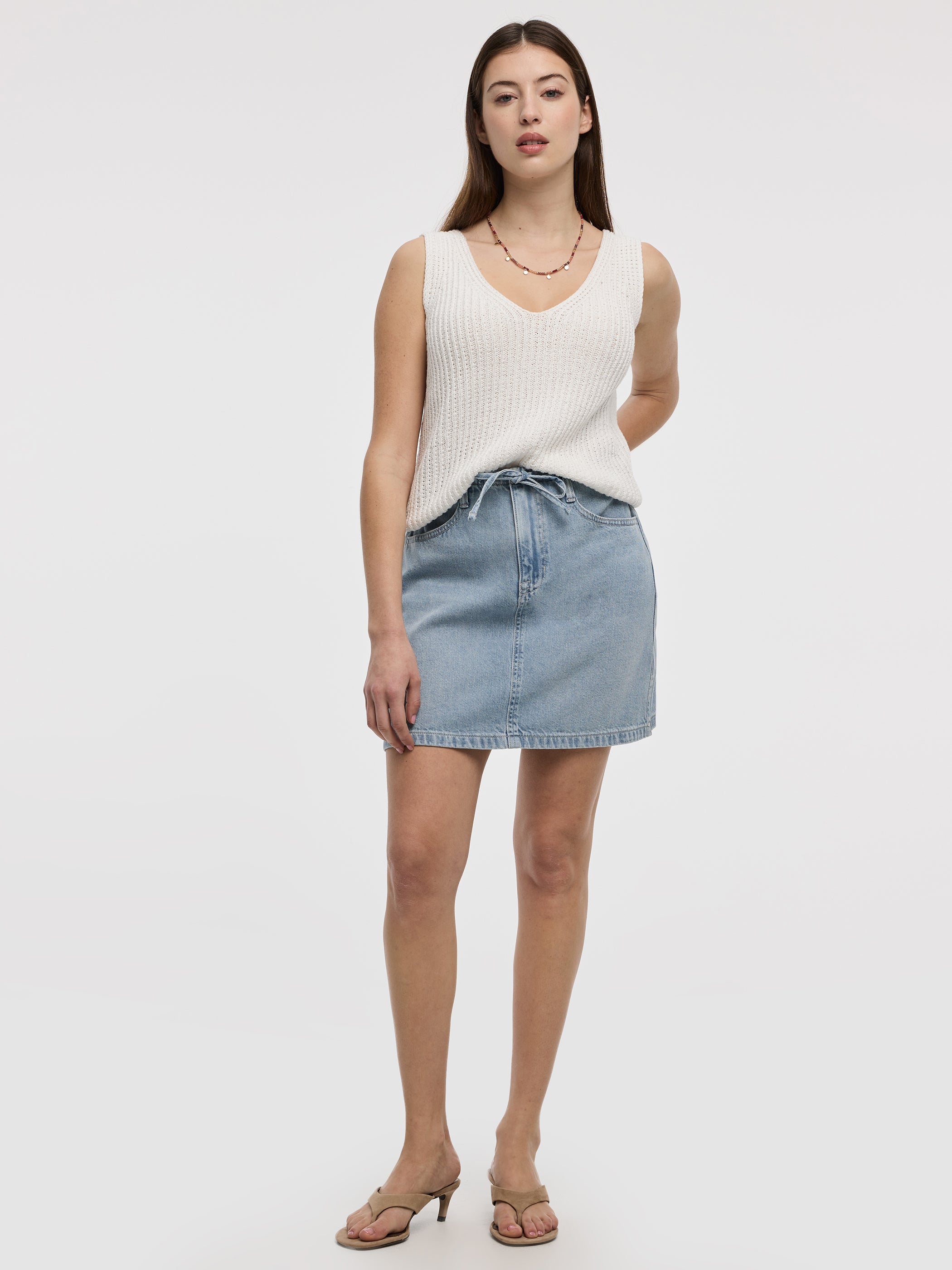 Mini Denim Skirt