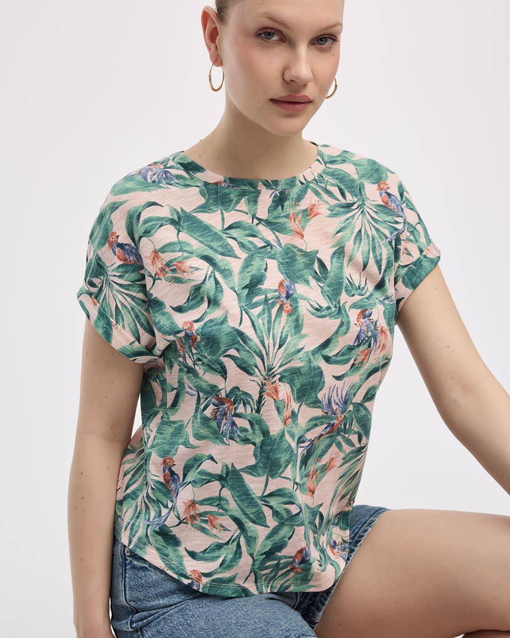 Short-Sleeve Crew-Neck Tee