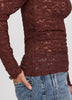 Long-Sleeve Lace Top