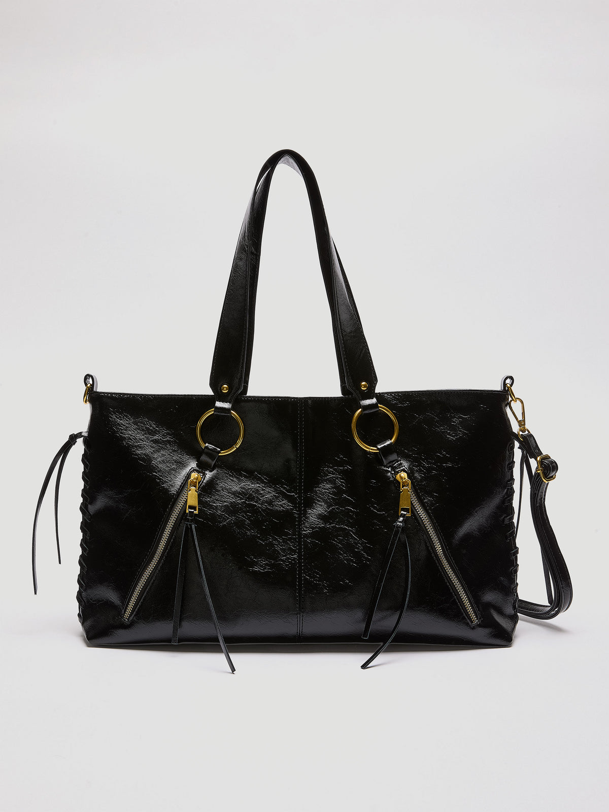 Faux Leather Tote Bag