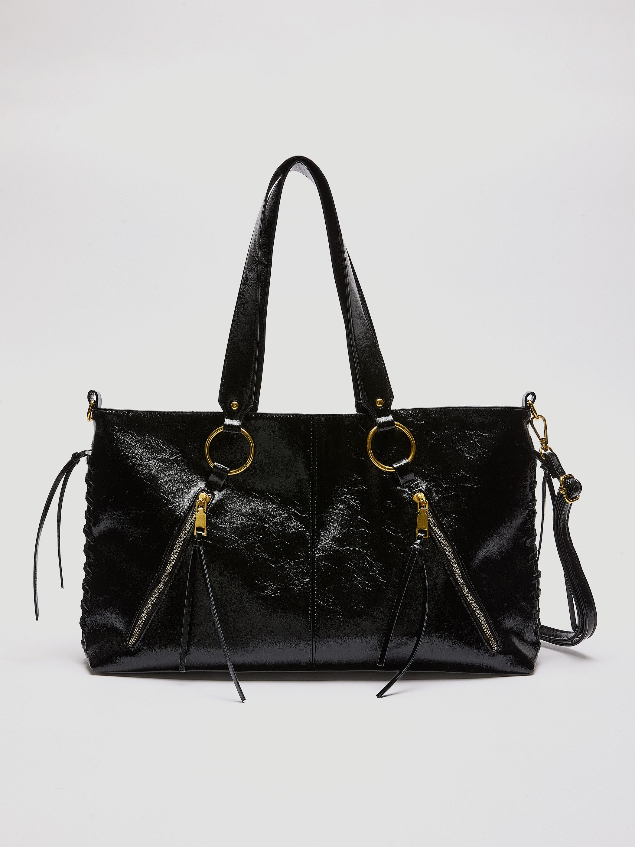 Faux Leather Tote Bag
