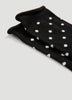 Dotted Bamboo Viscose Crew Socks