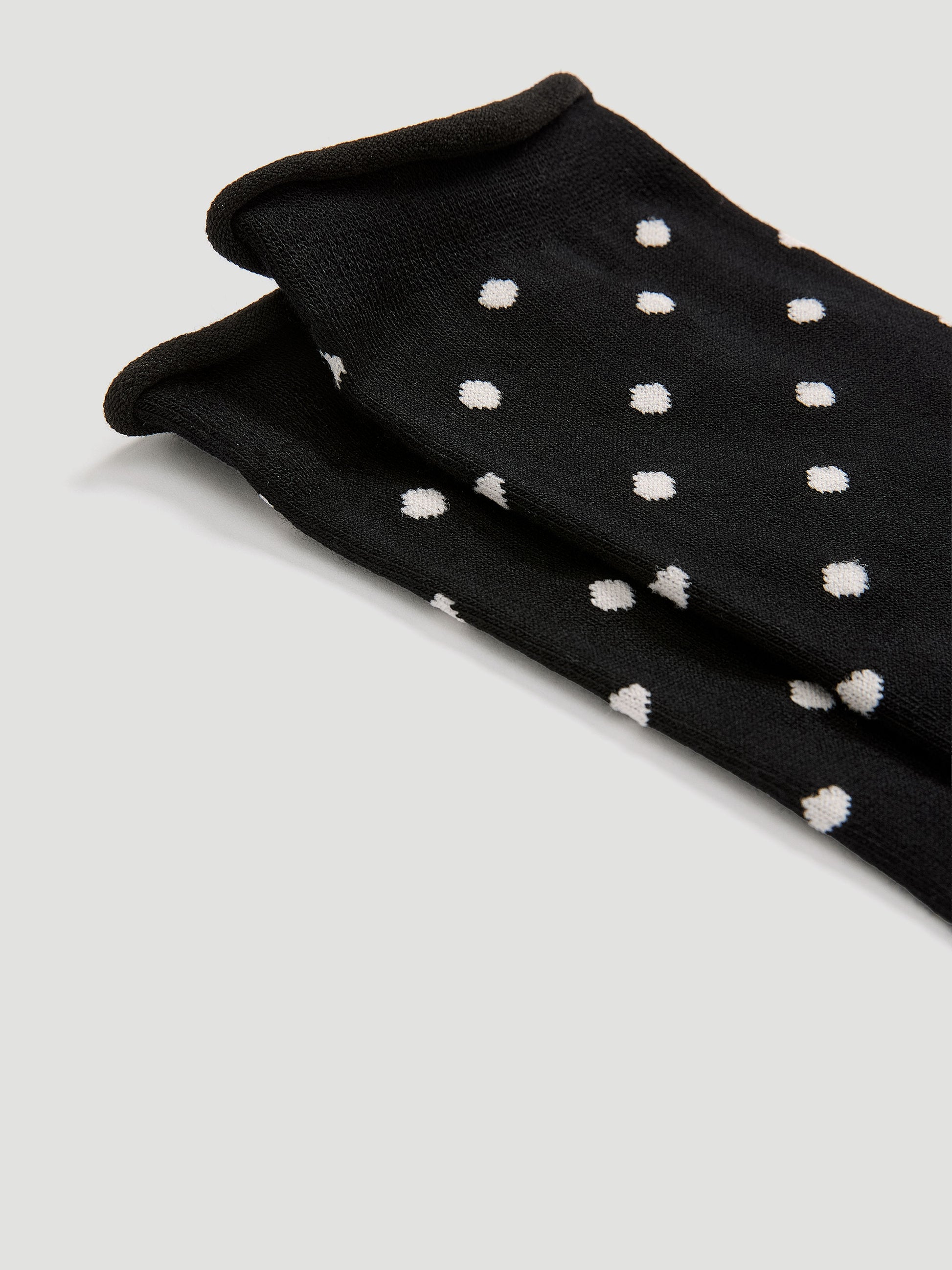Dotted Bamboo Viscose Crew Socks