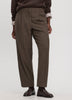 Houndstooth Mid-Rise Barrel Pants - The Timeless - Curvy Fit