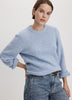 Long-Sleeve Crew-Neck Wool-Blend Sweater