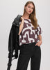 Crew-Neck T-Shirt Blouse