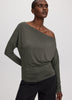 Long-Sleeve Off-the-Shoulder Top
