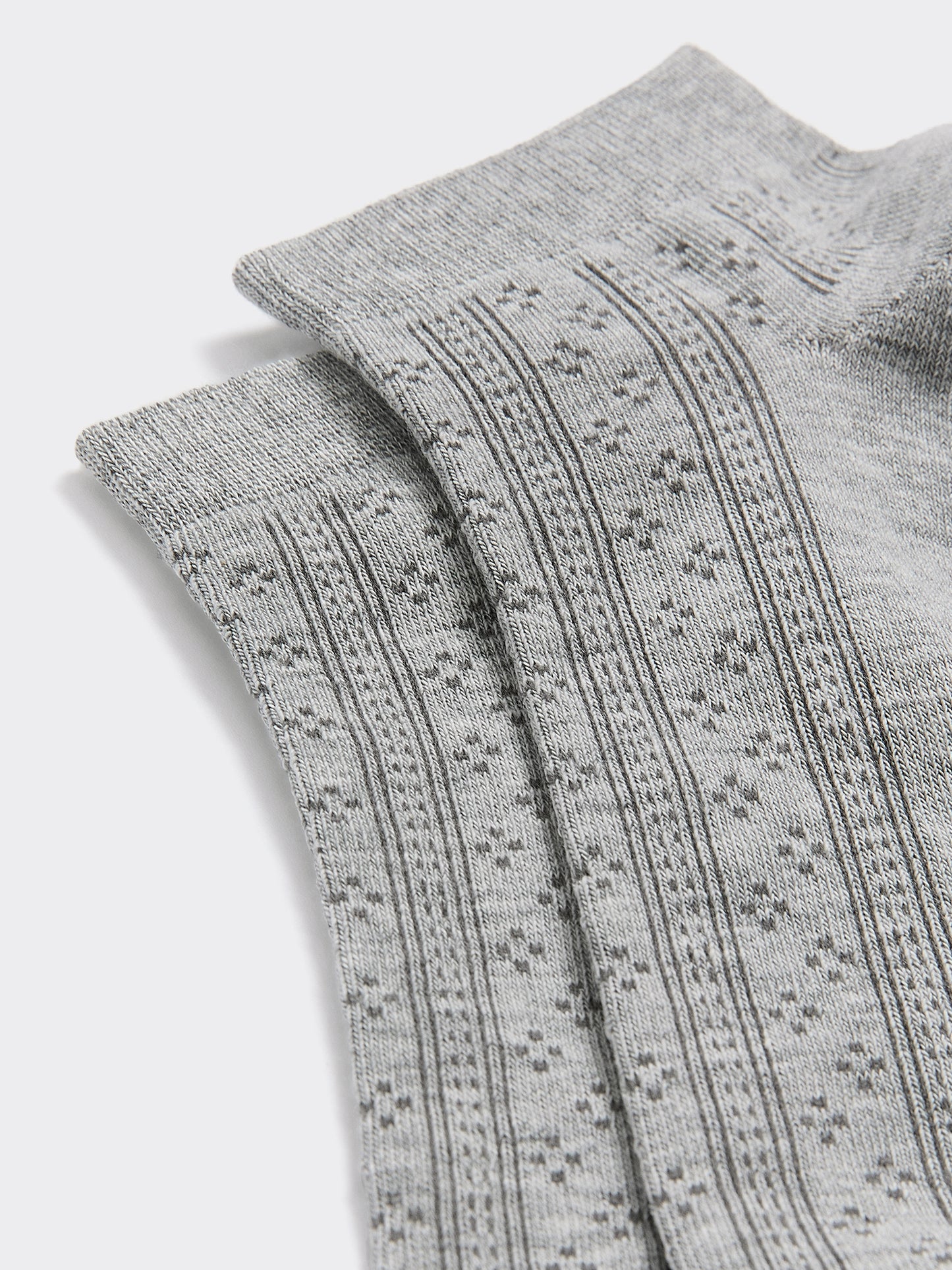 Anklet Socks with Pointelle Stitches