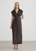 V-Neck Empire Maxi Dress