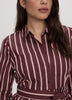 Long-Sleeve Midi Shirtdress