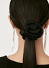 Satin Scrunchie with Flower