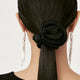 Satin Scrunchie with Flower