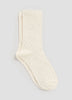 Dotted Crew Socks with Metallic Fibres