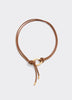 Faux Leather Cord Belt